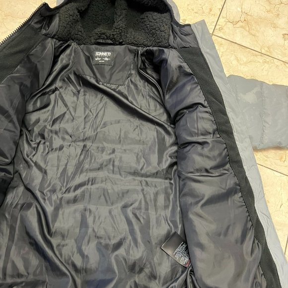 Sonneti London Kids Grey Reflective Puffer Jacket - Picture 7 of 11